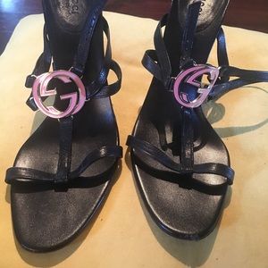 Authentic Gucci strap sandal in great condition